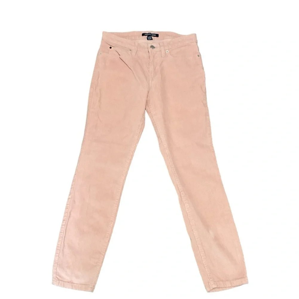CALVIN KLEIN Pink Corduroy Pants - Size 6‎